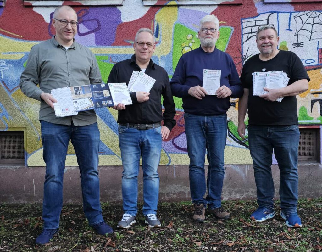 Übergabe der neuen Werbeflyer - Projekt Vereine Emscher-Lippe