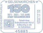 Sonderstempel 150 Jahre Stadt Gelsenkirchen