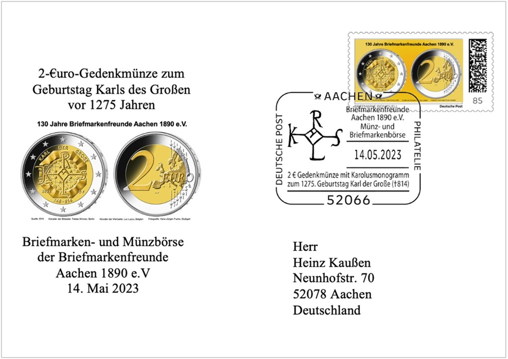 Aachen Sonder-Briefumschlag