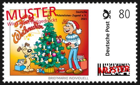 Read more about the article Weihnachtspost – mit DPhJ-Weihnachtsmarke