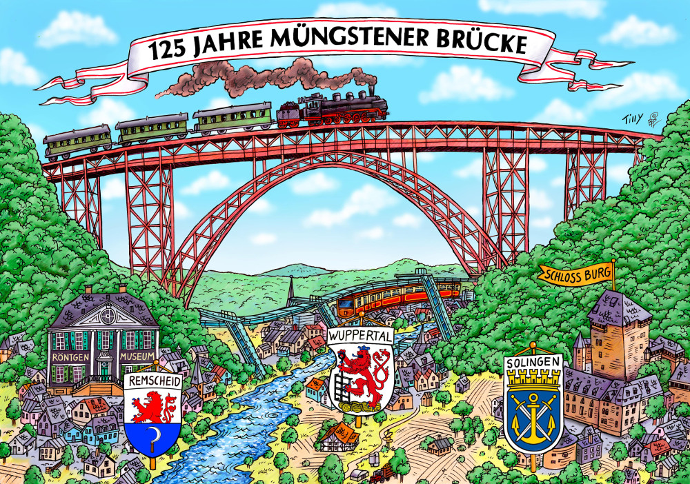 Read more about the article 125 Jahre  Müngstener Brücke